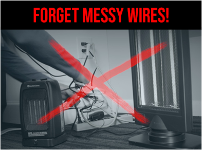FORGET MESSY WIRES!