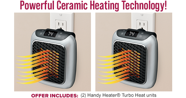 Powerful Ceramic Heating Technology!