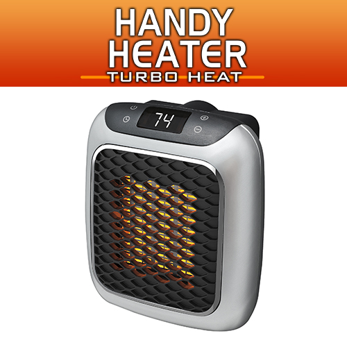 Buy Handy Heater Turbo 800 Wall Outlet Ceramic Space Heater Gray